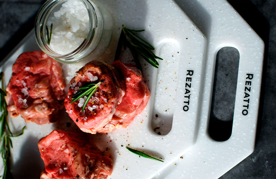 Cutting boards set REZATTO Crema RZT-03