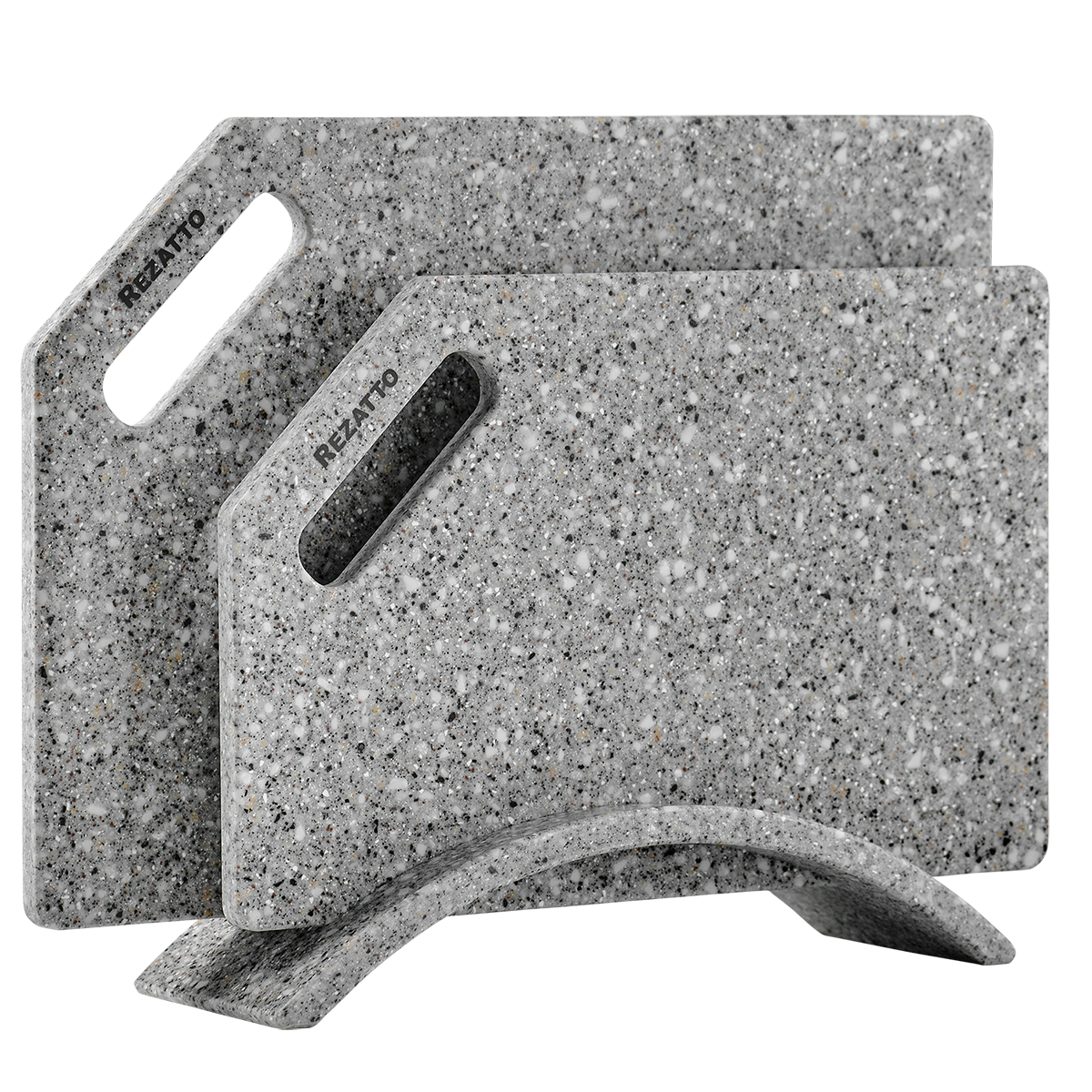 Cutting boards set REZATTO Nero RZT-09