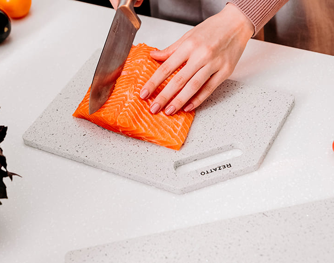 Cutting boards set REZATTO Crema RZT-03